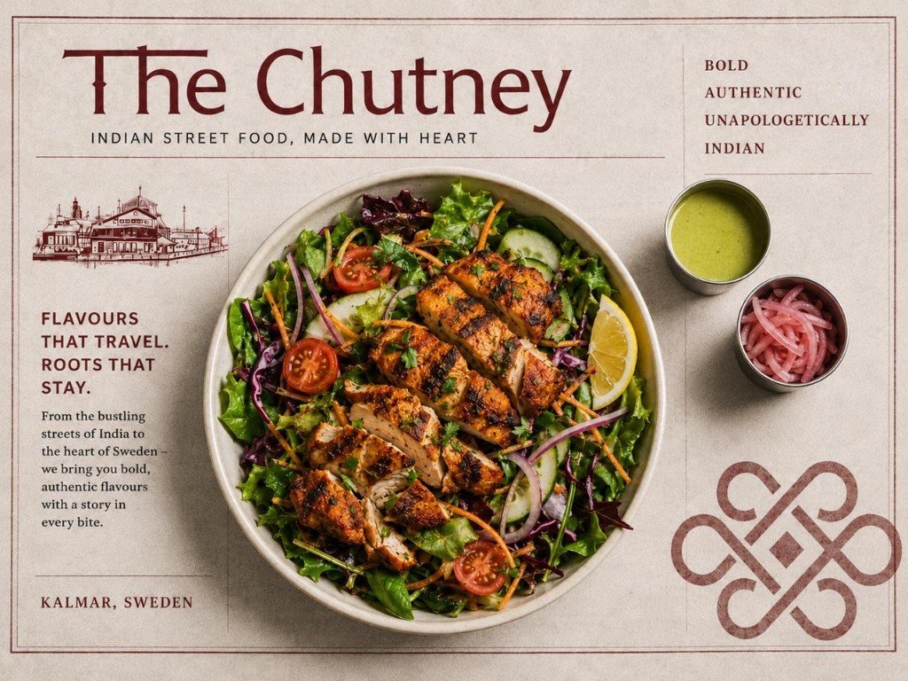 Tandoori chicken salad